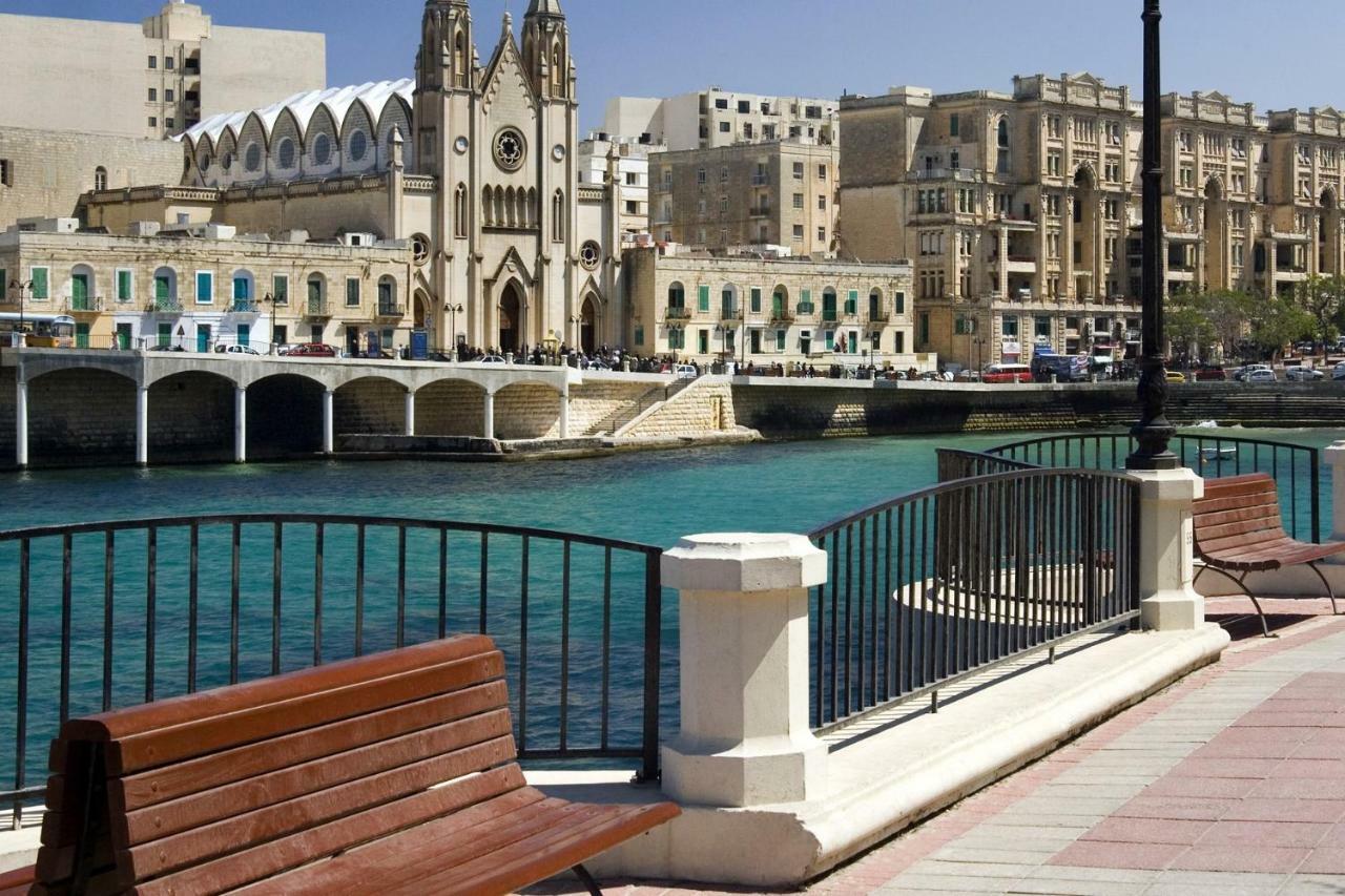 Contemporary, Luxury Apartment With Valletta And Harbour Views Sliema Exterior photo