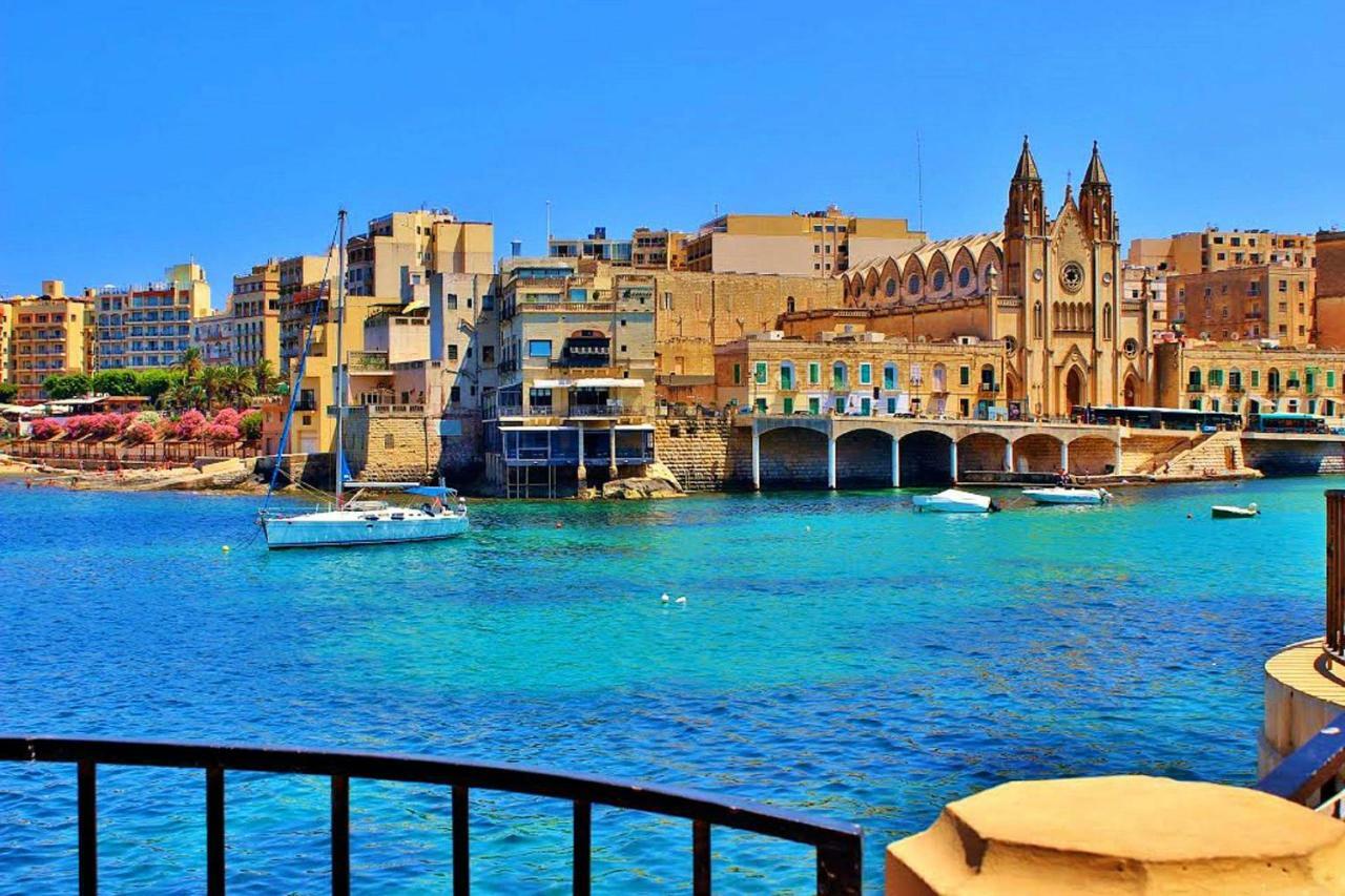 Contemporary, Luxury Apartment With Valletta And Harbour Views Sliema Exterior photo